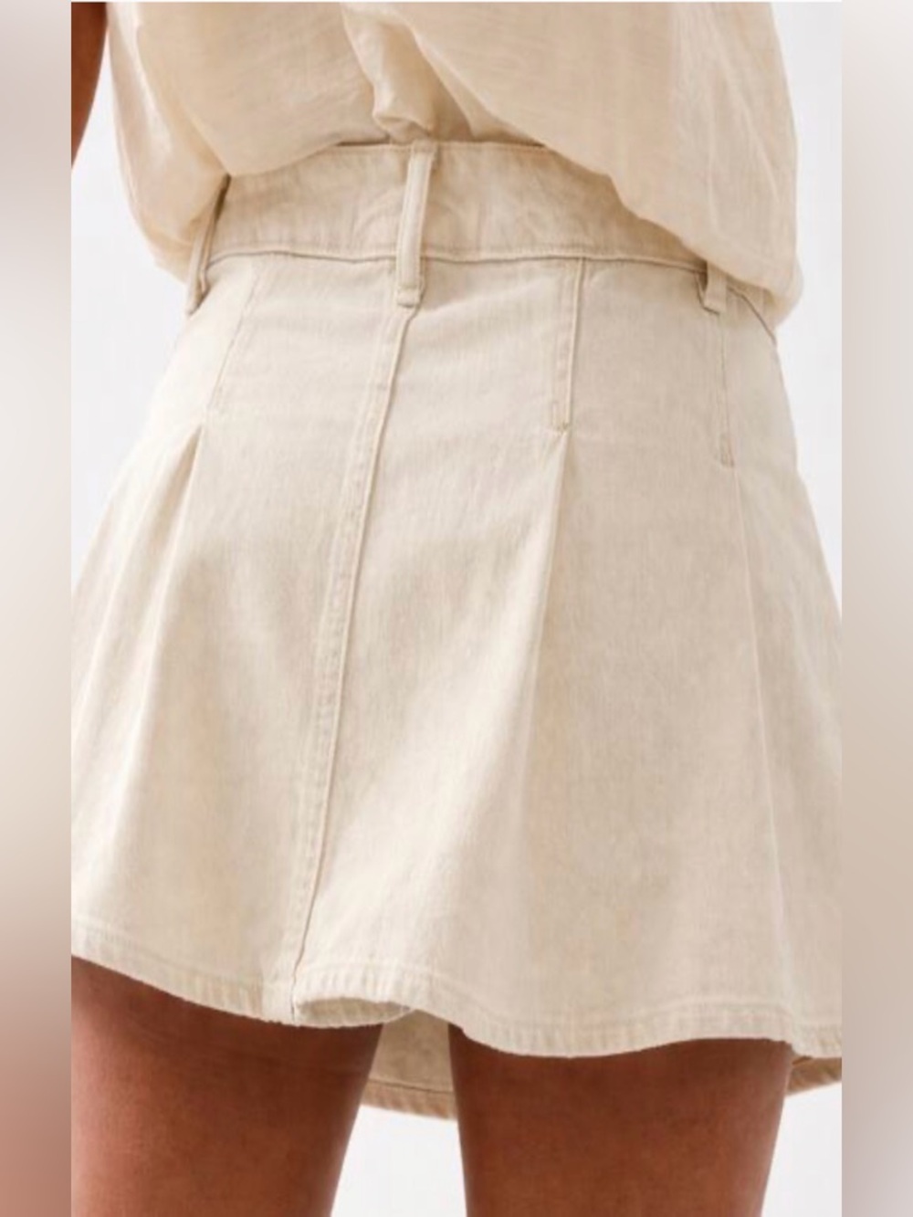 We the Free by Free People Stephie Denim Skort - Picture 3 of 8